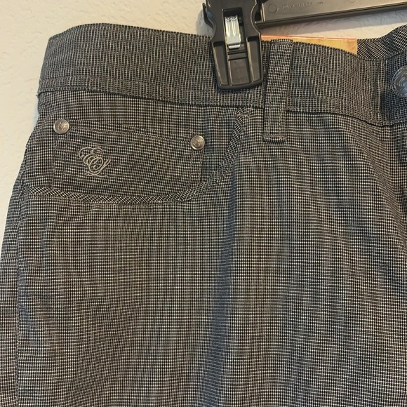 NWT English Laundry 34x34 Brixton med gray checkered print pants - Picture 2 of 9